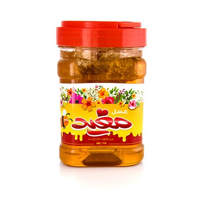 Multi-plant honey 1000 grams with useful wax