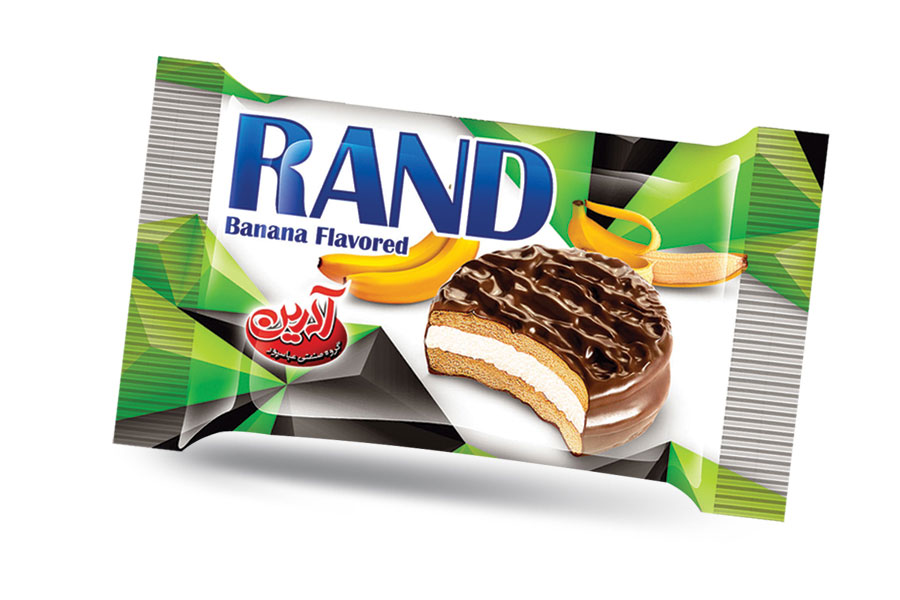 والس بزرگ کرمدار با روکش کاکائو با طعم موز