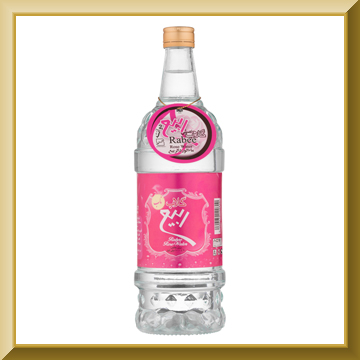 Pure rose 1 liter glass