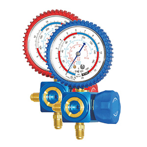 Aluminum Single Manifold Gauge with Sight Glass