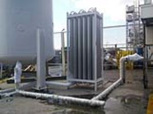 تبخیر کننده مایعات کرایوجنیک Cryogenic Vaporizer  ( اکسیژن مایع، نیتروژن مایع، آرگون مایع، LNG و ...)