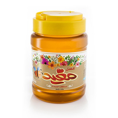 Multi-herb honey, golden design, 700 grams, useful