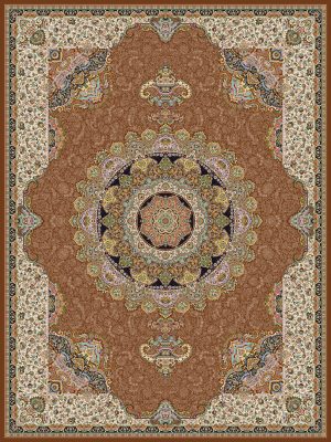 فرش 1200 شانه طرح قندیل عرش