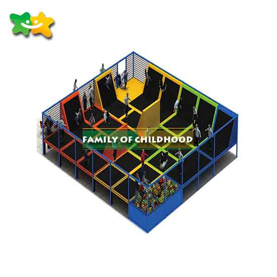 2018 big indoor trampoline park equipment for sale