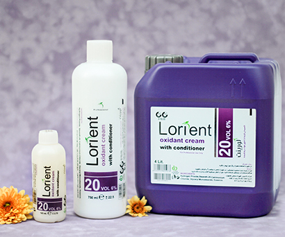 Oxidant cream containing softener