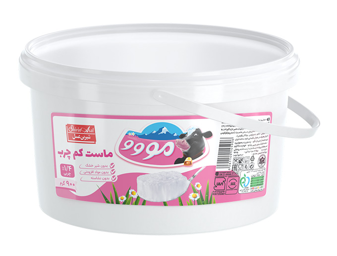 ماست سطلی کم چرب 1.4% مووو