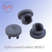 Teflon coated rubber stopper