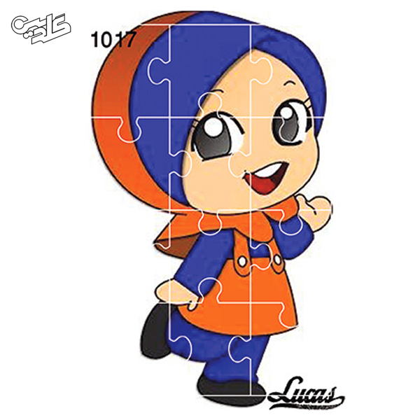 پازل چوبی 12 تکه کد 1017