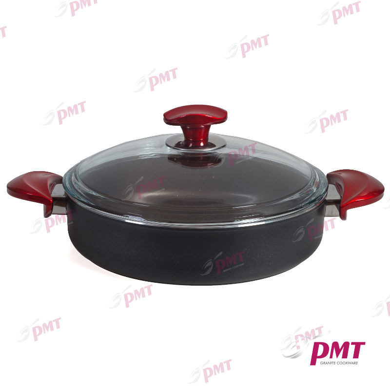 تابه گرانیتی نچسب دربدار دو دسته PMT