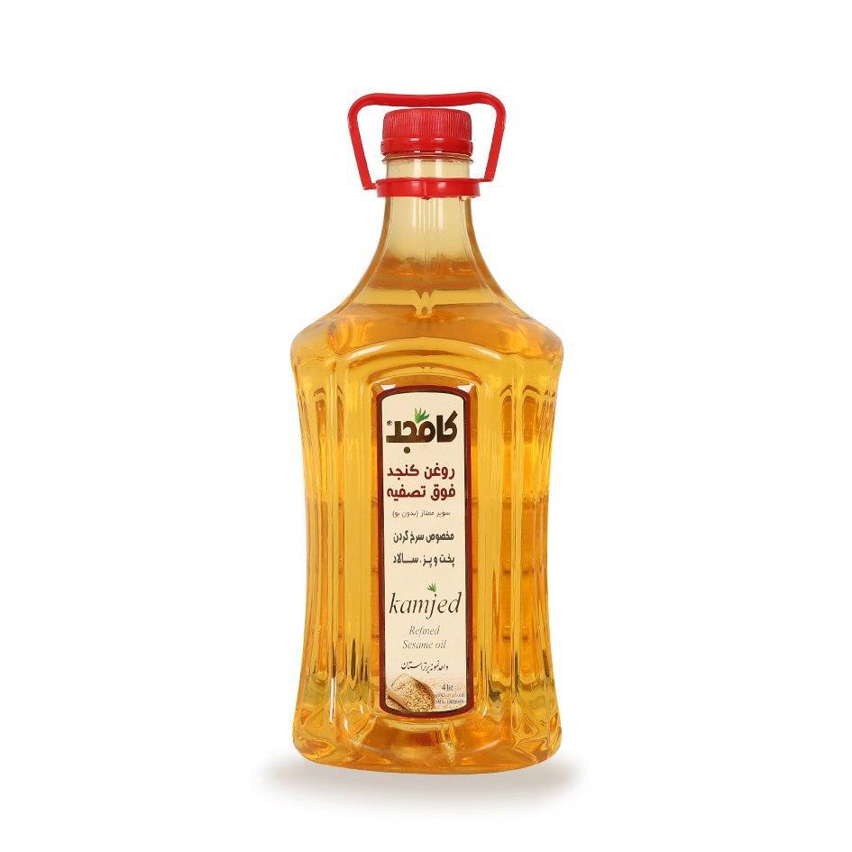 روغن کنجد تصفیه شده (بدون بو) 4 لیتری