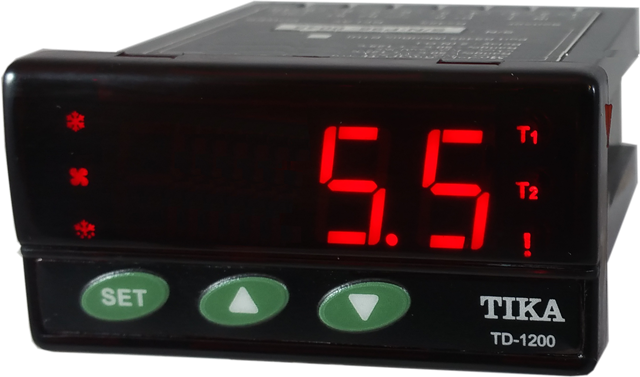 نمایشگر و کنترلر دمابا 3 رله ی خروجی،TD-1200-c