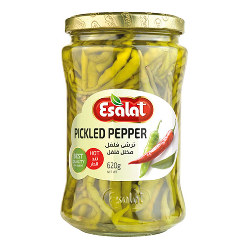 ترشی فلفل سوزنی سبز 620 گرمی