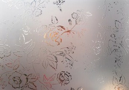 شیشه دکوراتیو مدل رز