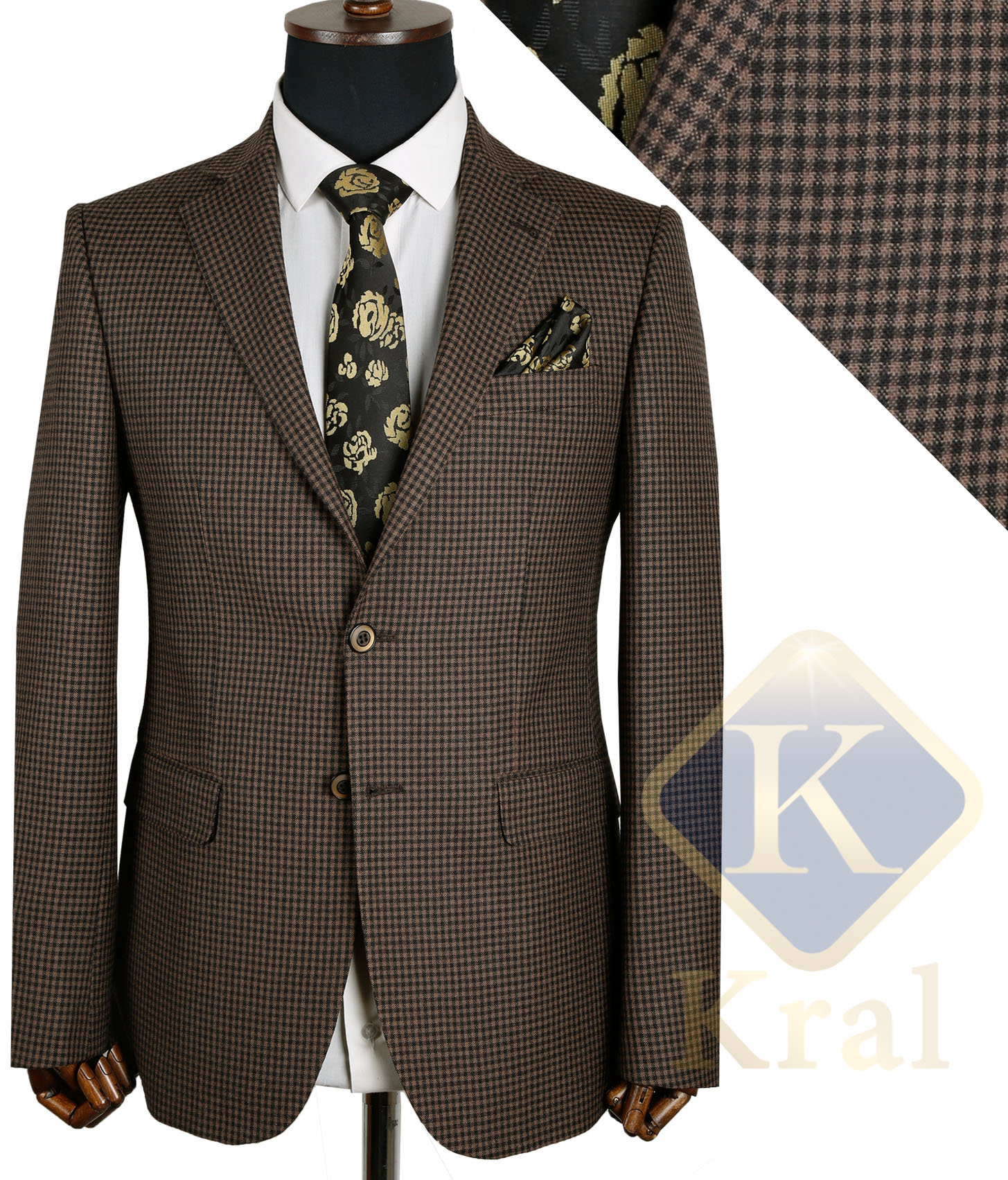 کت تک چهارخانه کرال