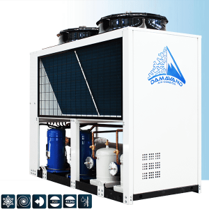 Air cooled chiller with scroll compressor