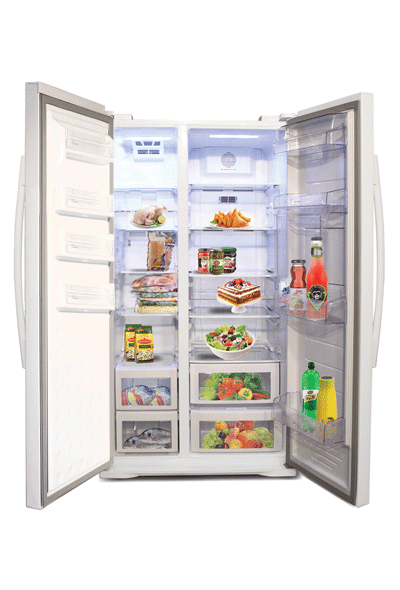 Electro Grand side by side refrigerator freezer