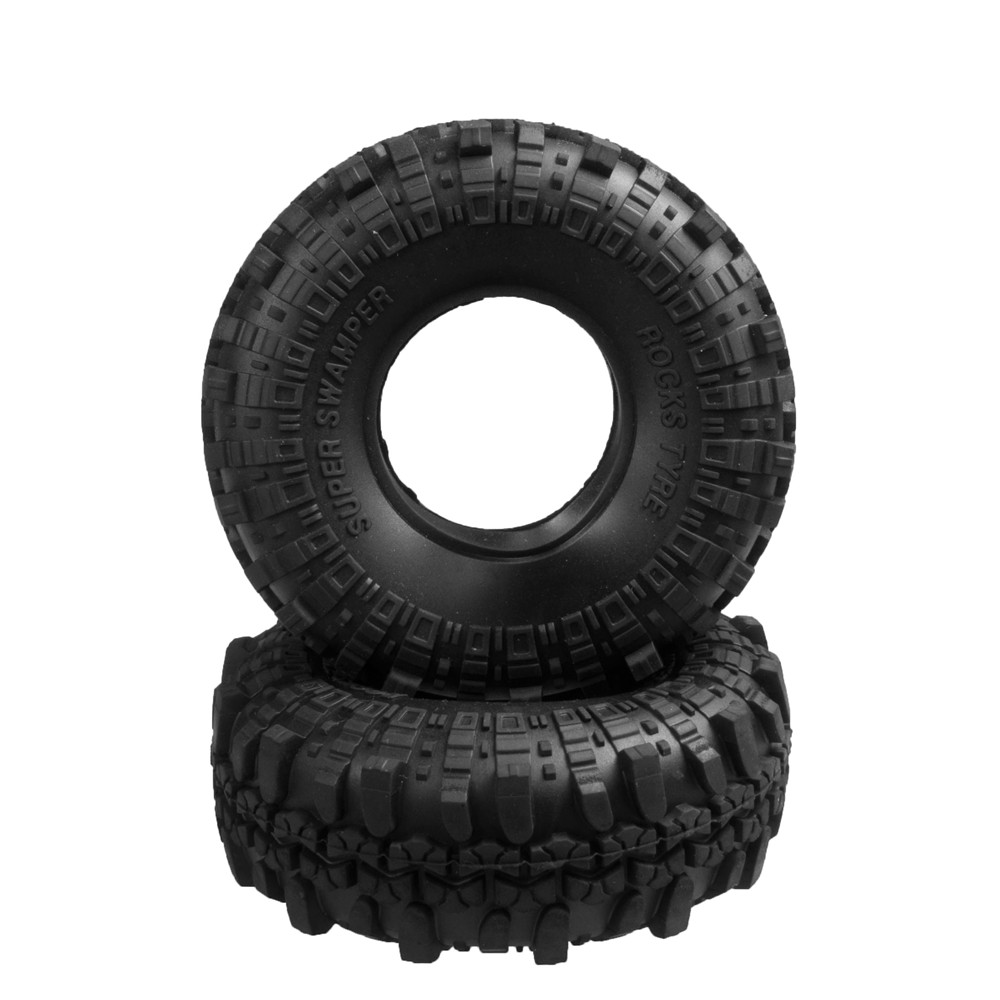 rubber 1.9 beadlock wheel Tire Tyres for 1/10 SCX10 D90 TRX-4 Crawler car