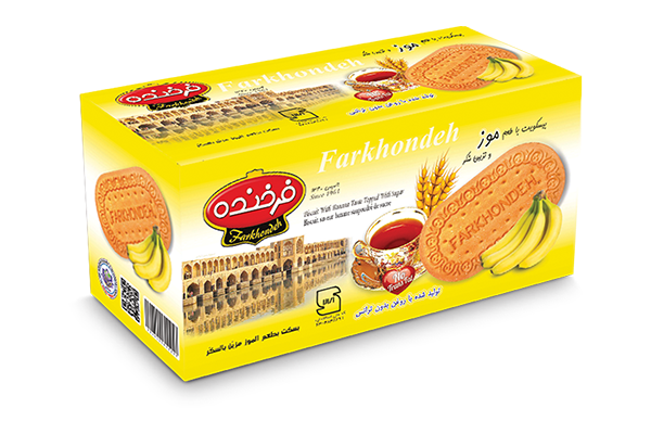 بیسکویت موزی ۱۰۰۰ فرخنده