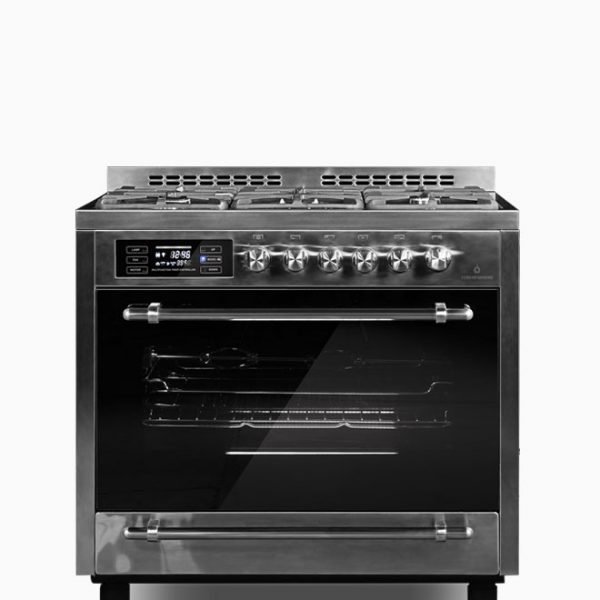 5-burner Fardar stainless steel diamond model stove