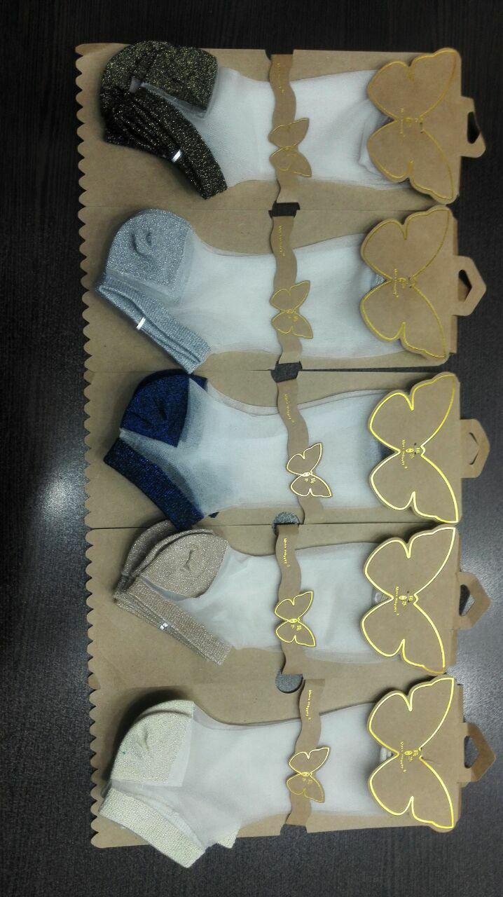 جوراب مچی زنانه شیشه ‌ای