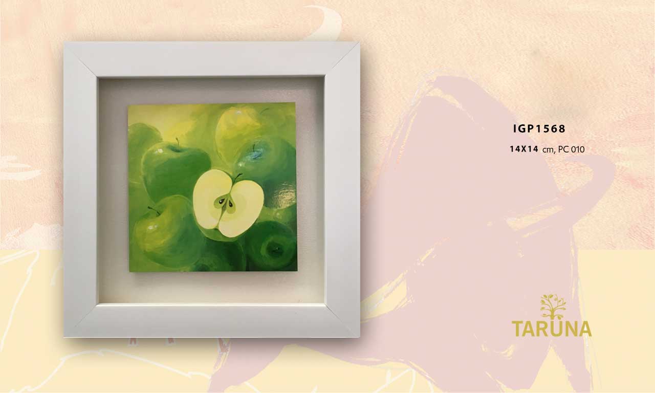 تابلوی طرح سیب سبز