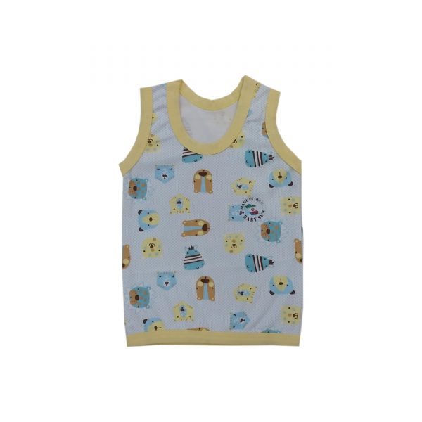 زیرپوش رکابی نوزادی بی بی سان طرح باغ وحش