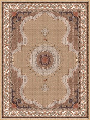 فرش 700 شانه طرح شاه ماهی