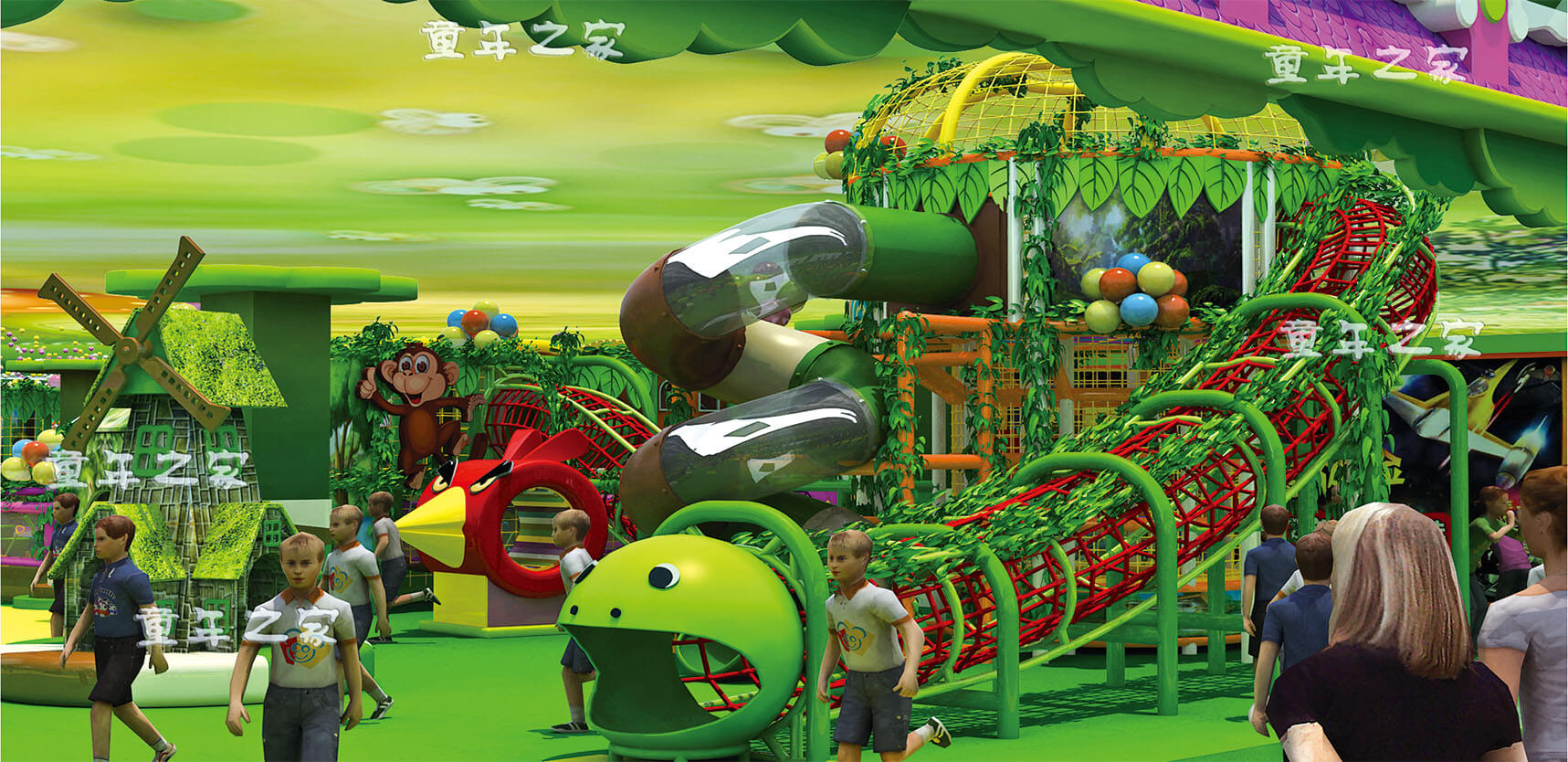 adult outdoor toys aluminum playground slide for sale