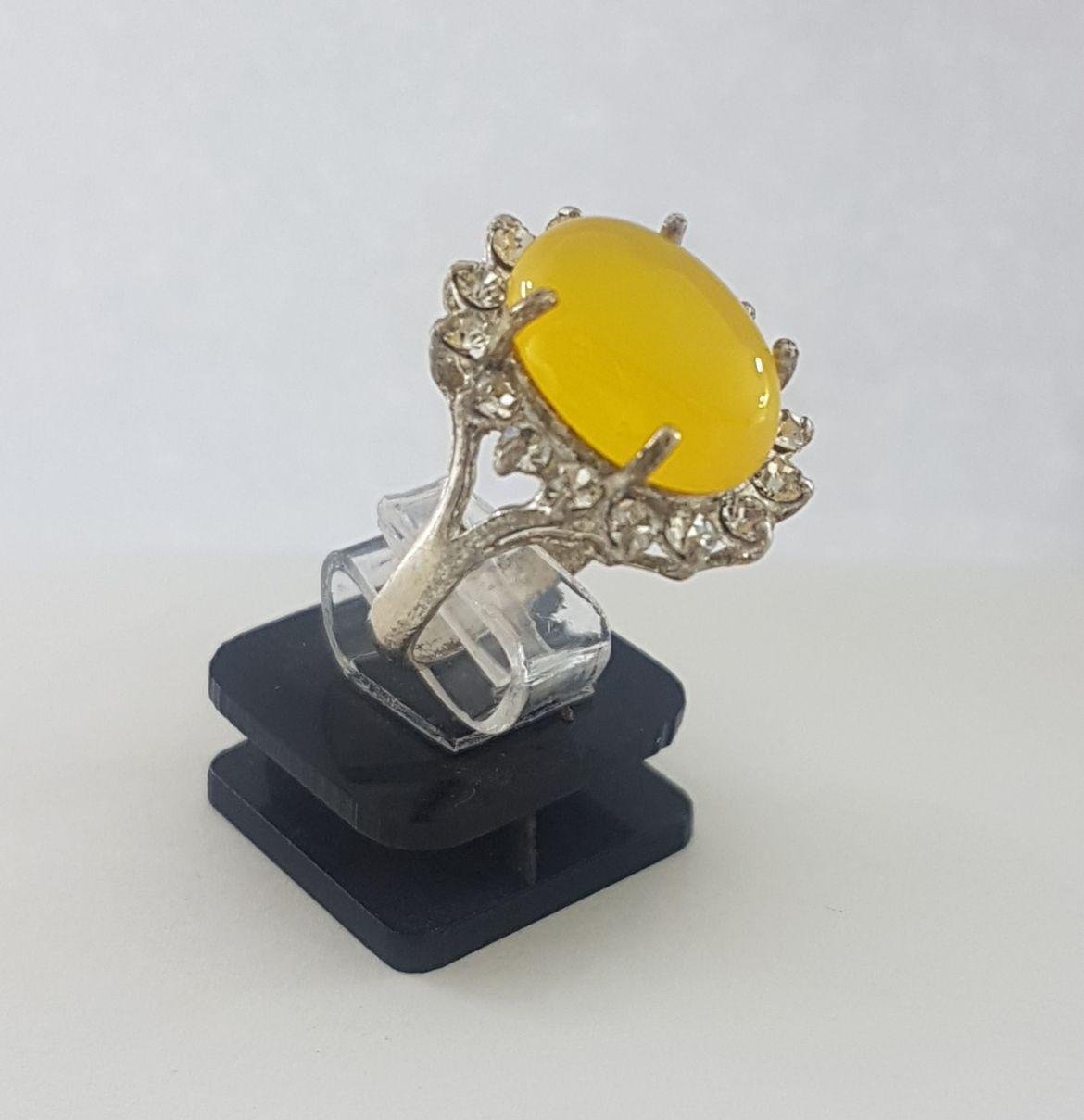 انگشتر نقره زنانه شرف الشمس 97