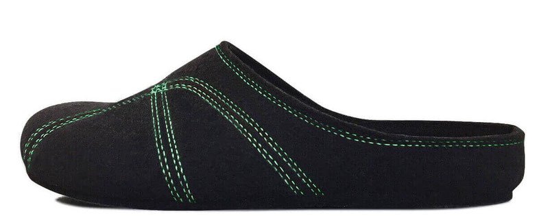 PANTOFFELN F1 BLACK/GREEN