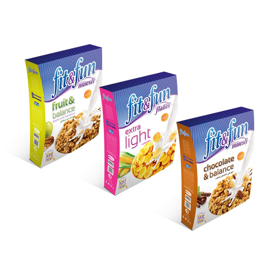 غلات صبحانه فیت و فان