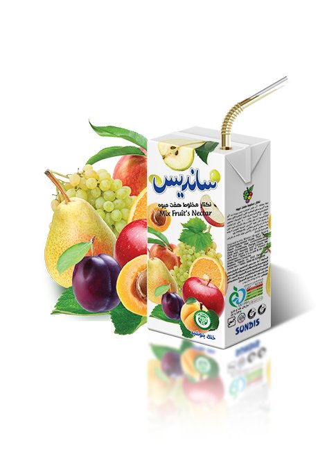 نکتار مخلوط هفت میوه