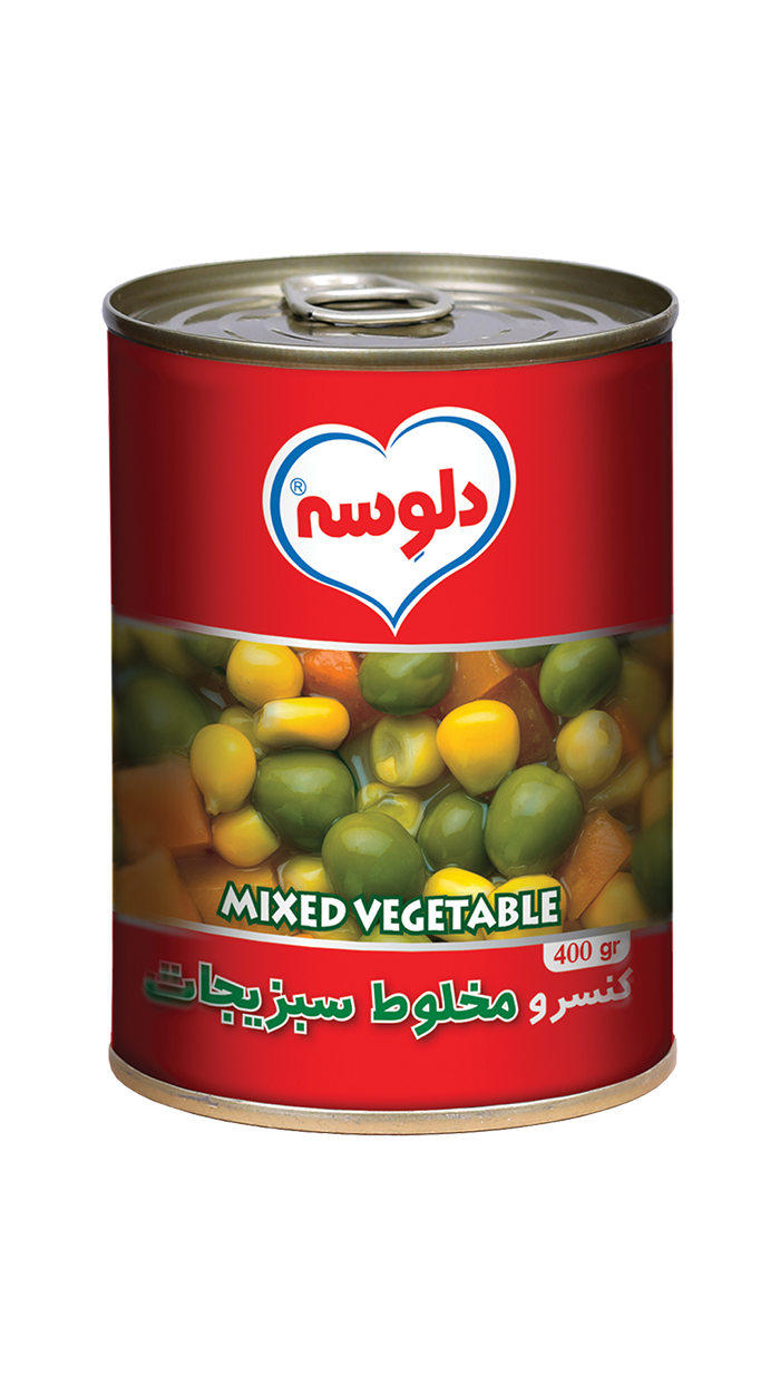 کنسرو مخلوط سبزیجات