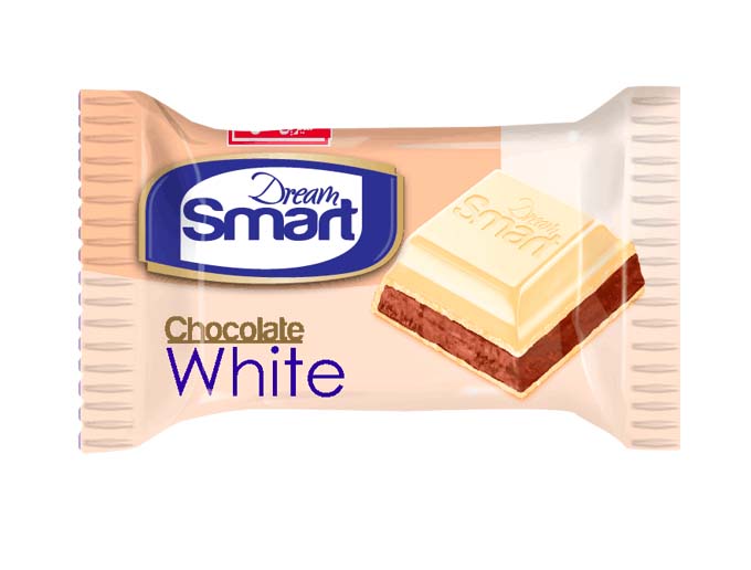 شکلات تابلت دریم اسمارت مغزدار سفید فندقی