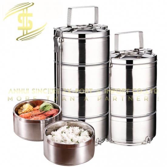 304 Stainless Steel Multi-Layer Insulated Lunch Box