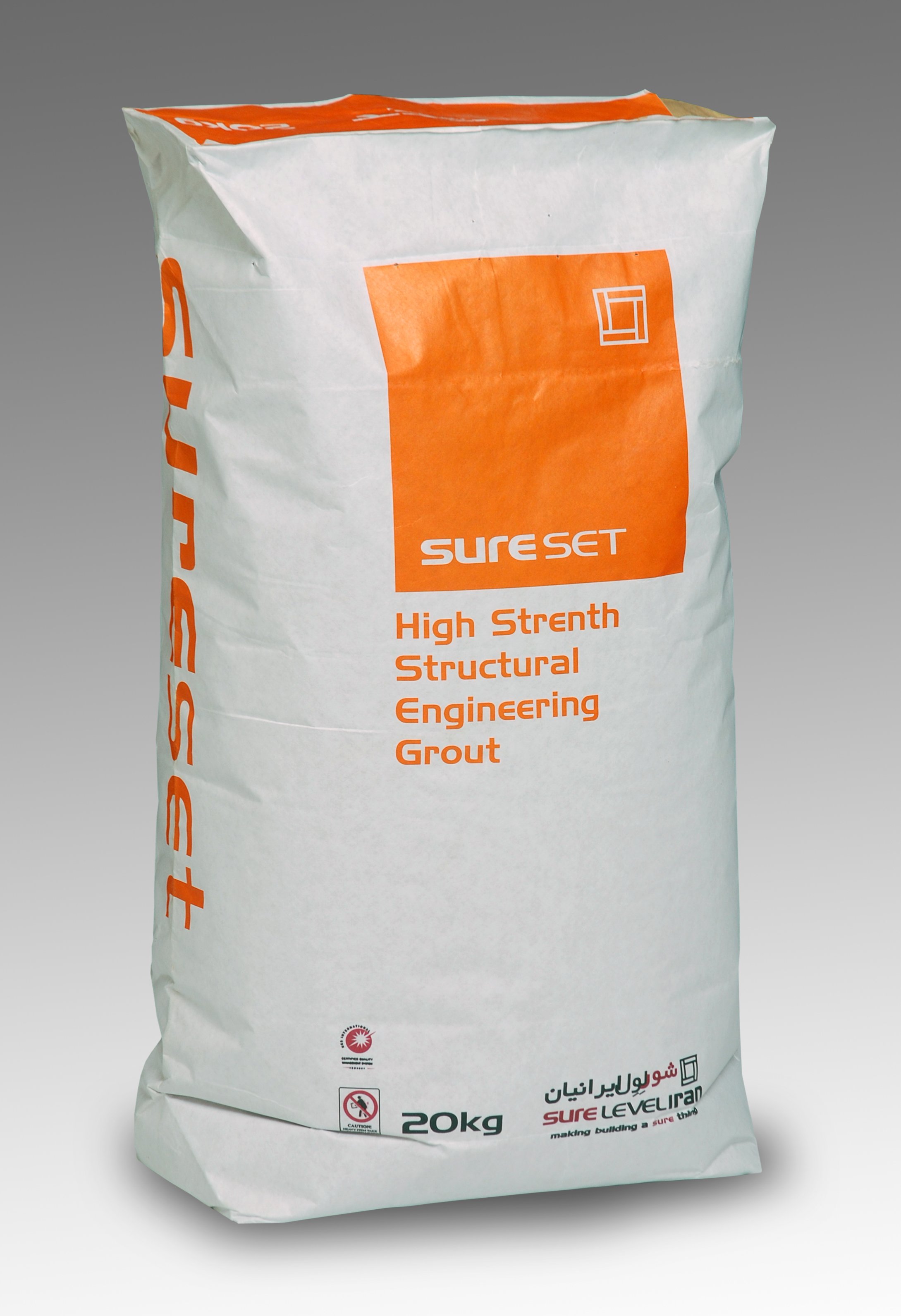 Grout based on high strength cement