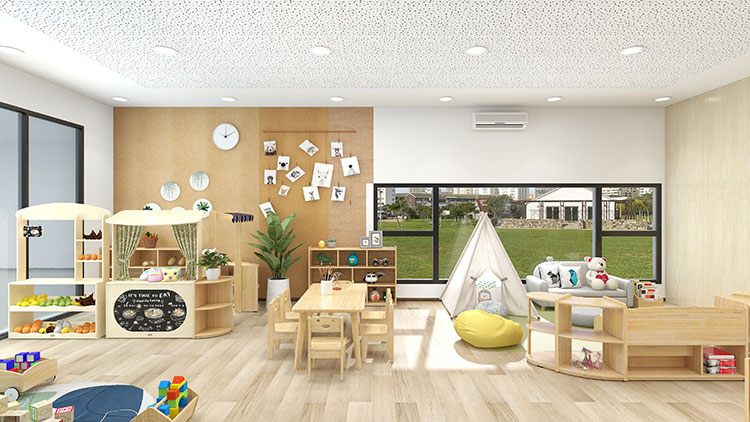 Best Classroom Design Child Care Furniture Wooden Preschool Furniture