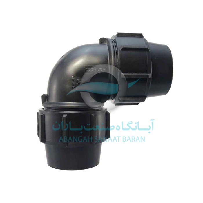 زانوی مساوی پیچی پلی اتیلن