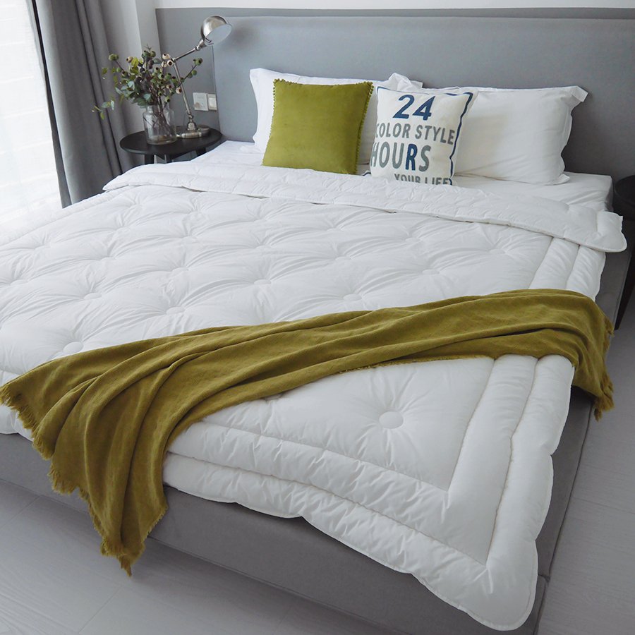 Luxury 100% Cotton Casing With Polyester Filling Duvet