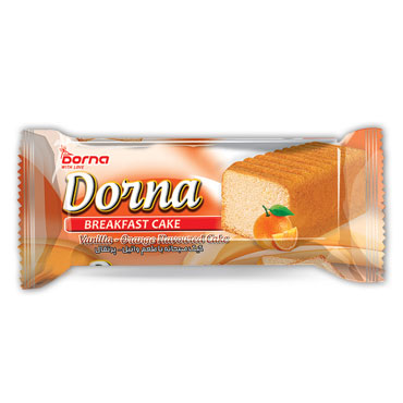 کیک صبحانه وانيلي پرتقالي