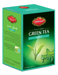 چای سبز نعناع گلستان