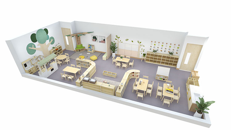 Child Care Center Design Preschool Daycare Furniture and Supplies