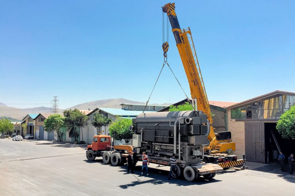 Carrying a 1500 ton absorption chiller