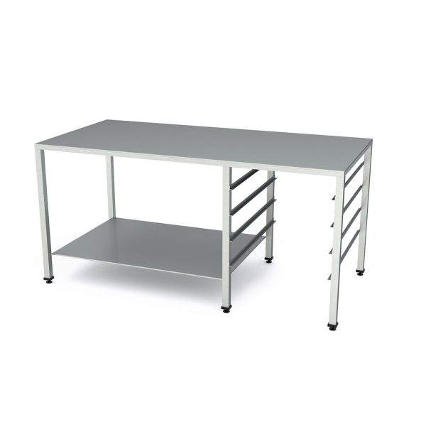 All steel work table for bakery and confectionery