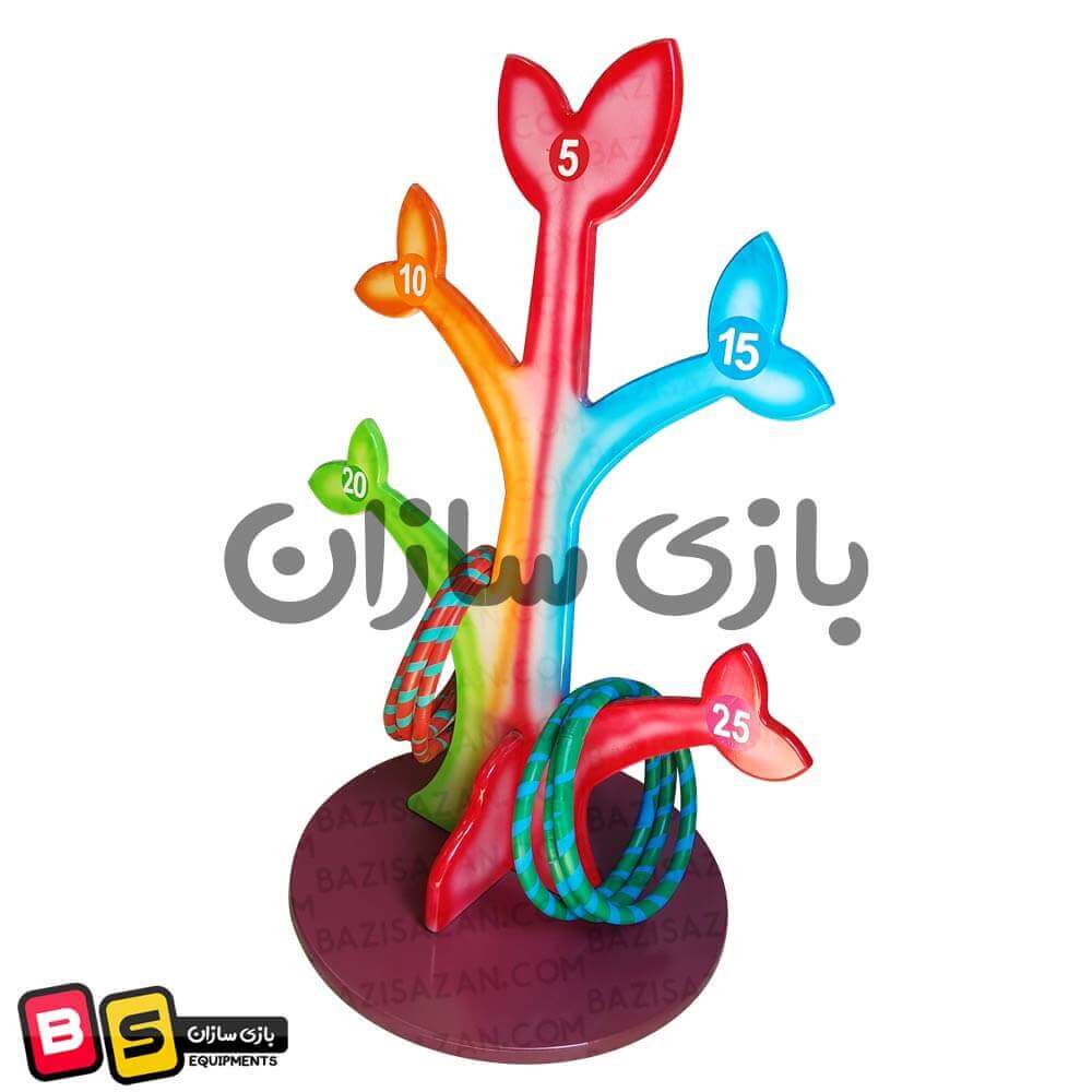 پرتاب حلقه چوبی کودک