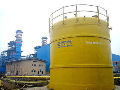 Storage tanks for chemical compounds