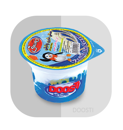 بستنی لیوانی معمولی