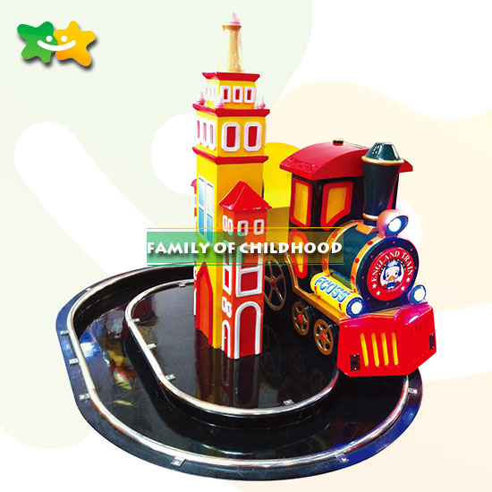 Amusement Equipment British train Electric play for kid