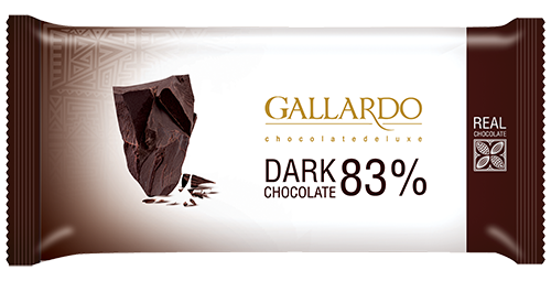 شکلات تابلت ۶۵ گرم گالاردو تلخ ۸۳٪