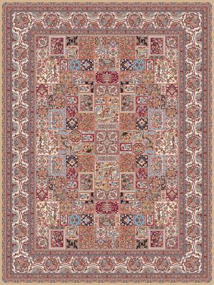 فرش 700 شانه طرح قاب آینه